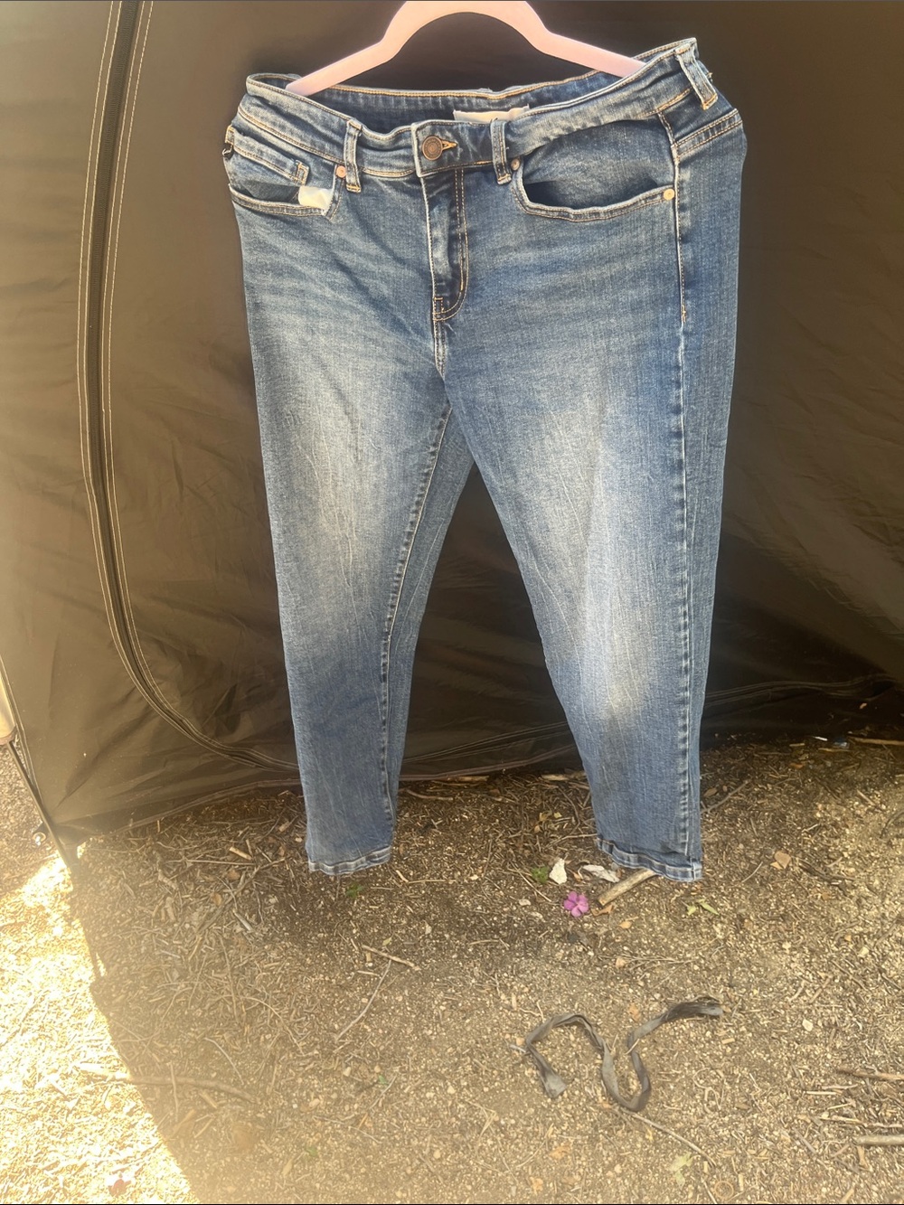 KanCan Blue Skinny Mid-Rise Jeans